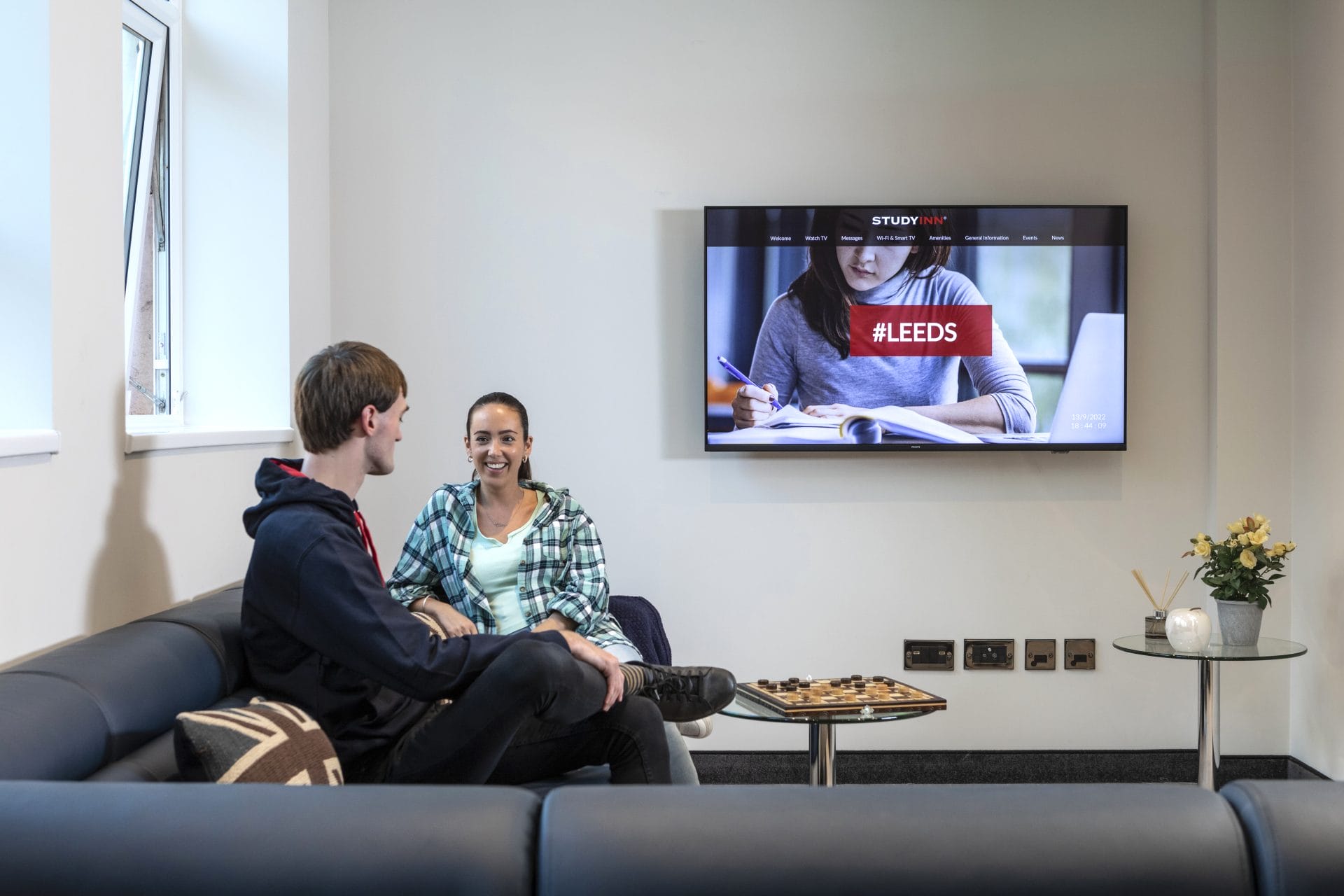 Students in shared apartment