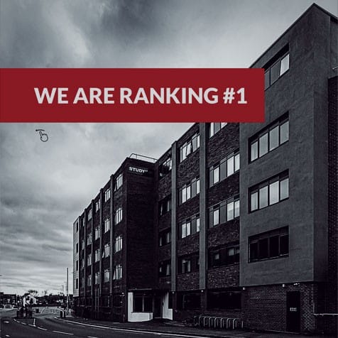 Study Inn Loughborough external image with #1 position logo