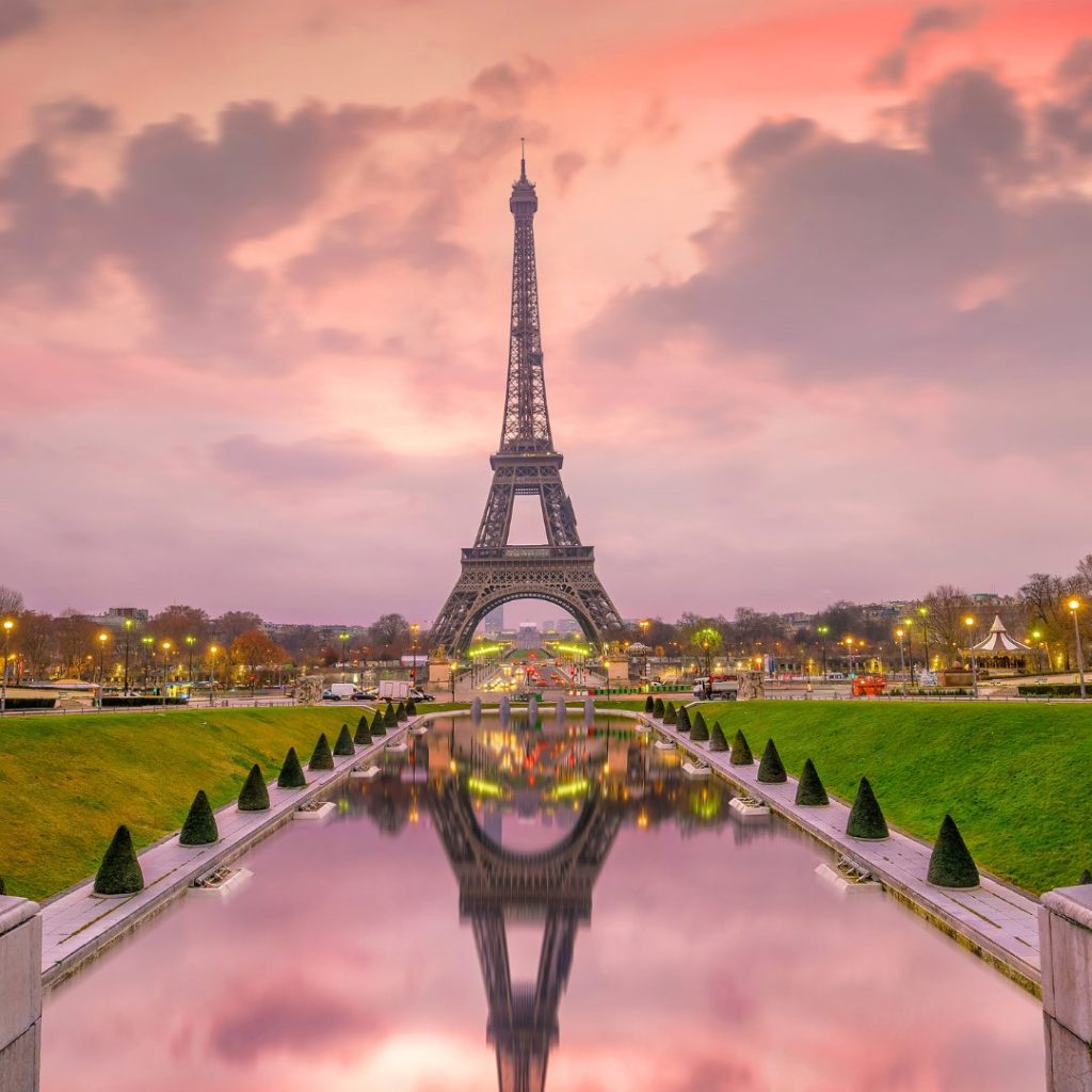 Eiffel Tower in Paris, France