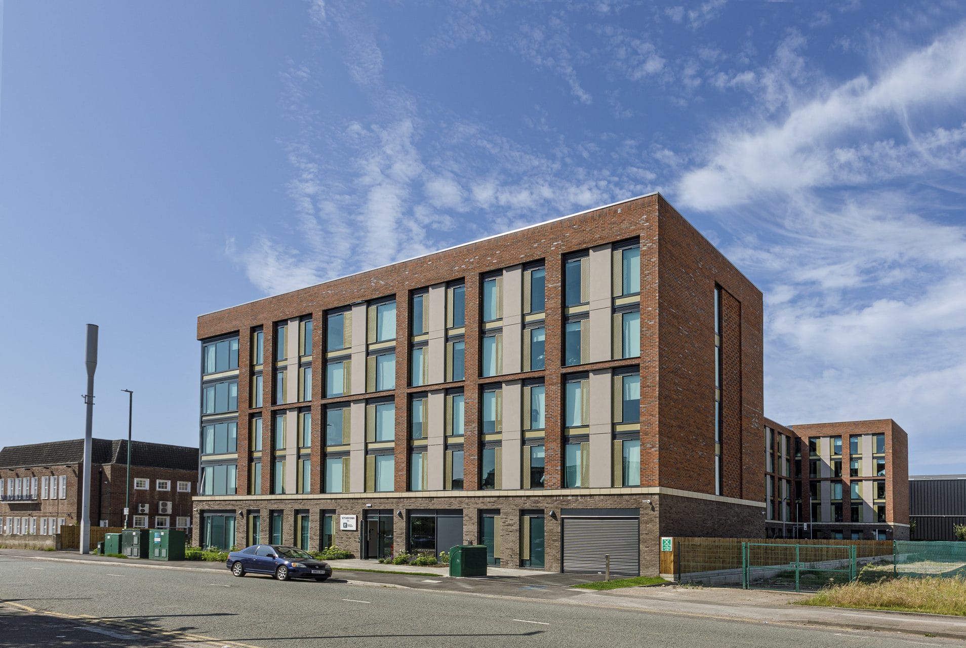 Study Inn Triumph House student accommodation building in Nottingham
