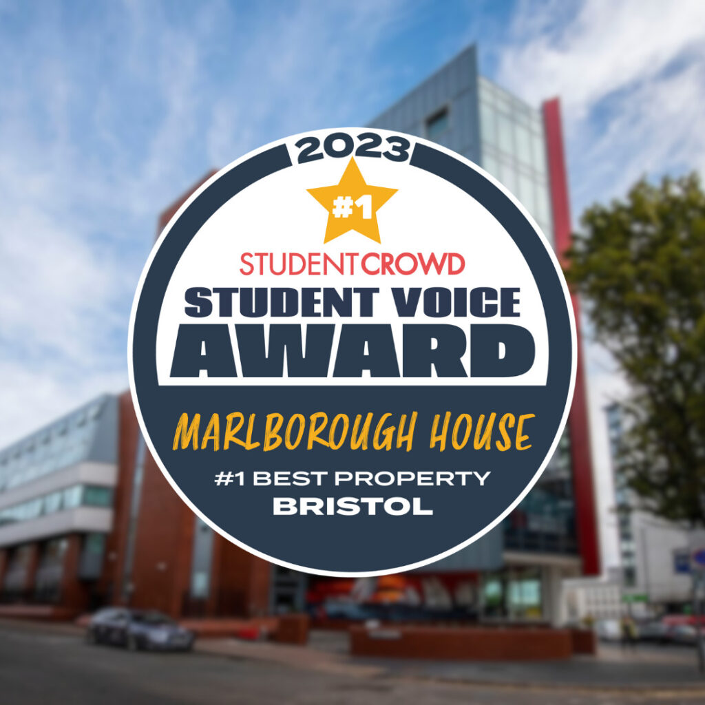 Study Inn Bristol #1 best student accommodation award from Student Crowd 2023