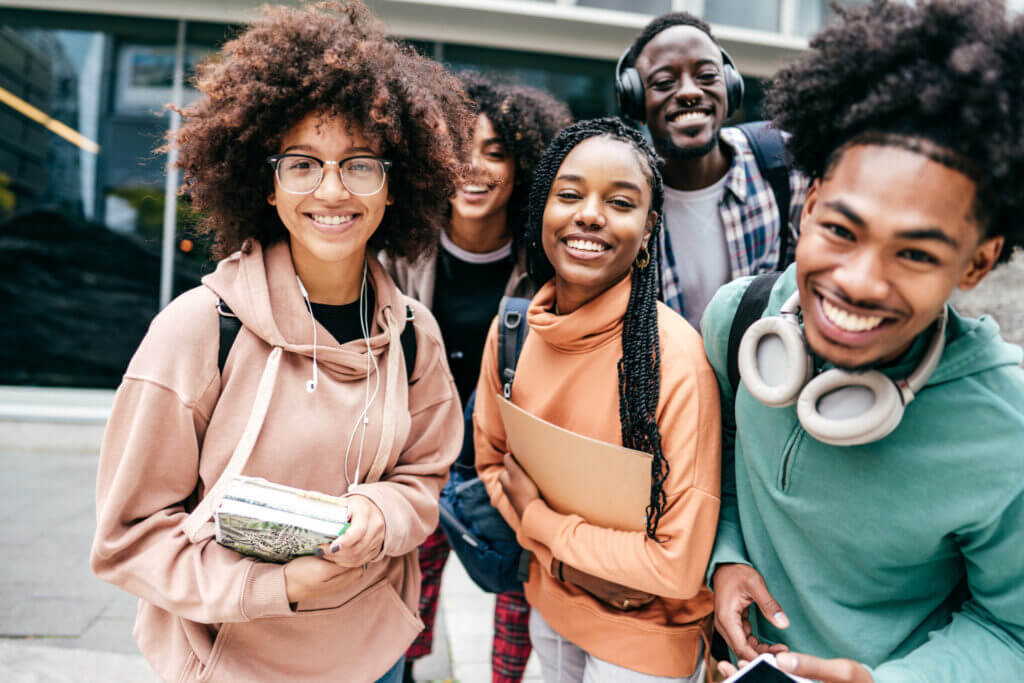 International students in Exeter