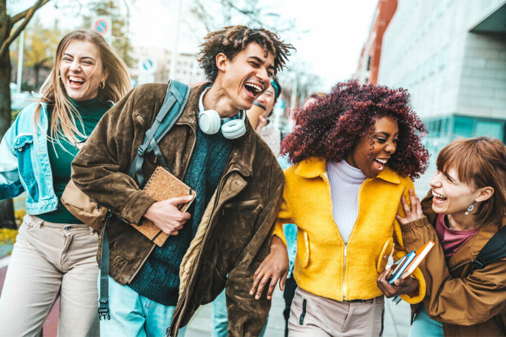 International students in Leicester