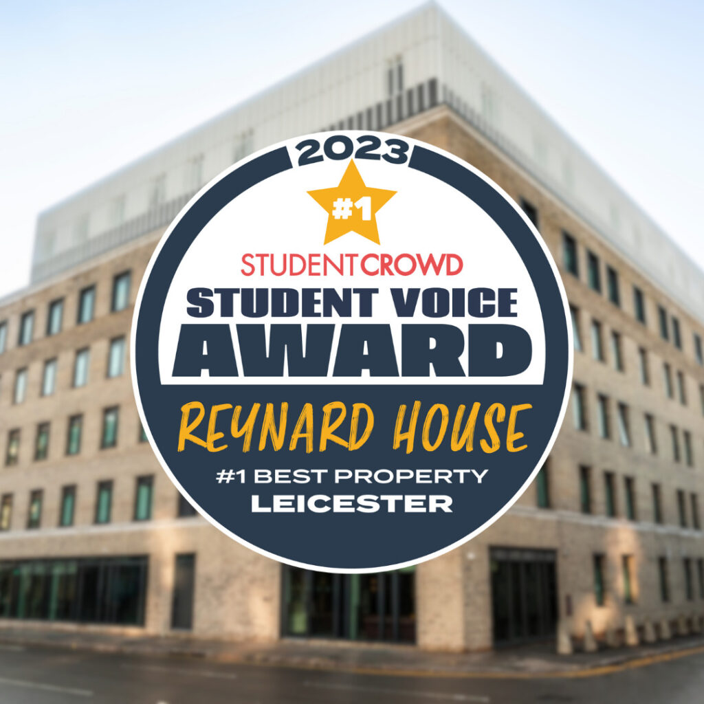 Study Inn Leicester #1 best student accommodation award from Student Crowd 2023