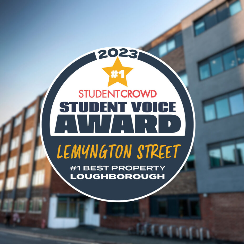 Study Inn Loughborough #1 best student accommodation award from Student Crowd 2023