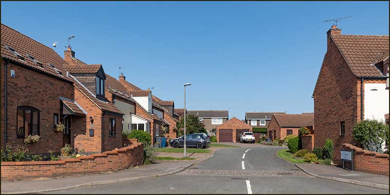 One of the streets in Lenton, Nottingham