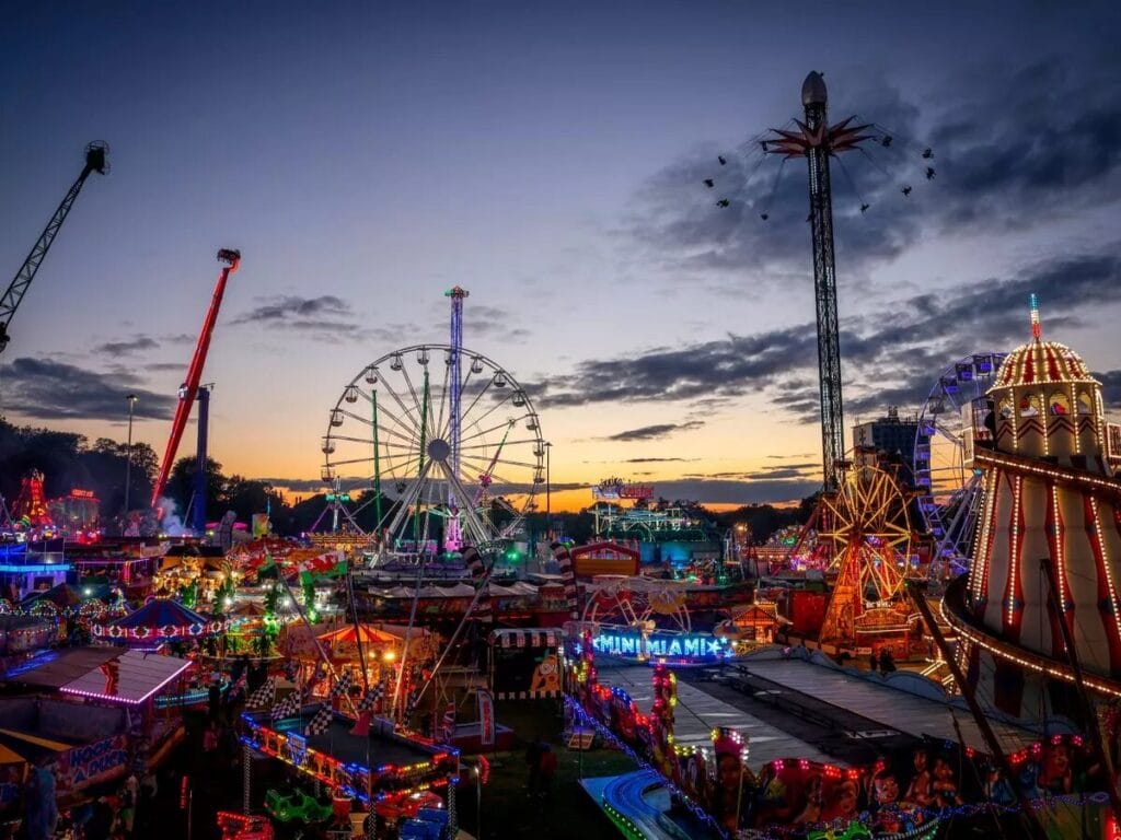 fairground in nottingham